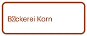 Bäckerei Korn